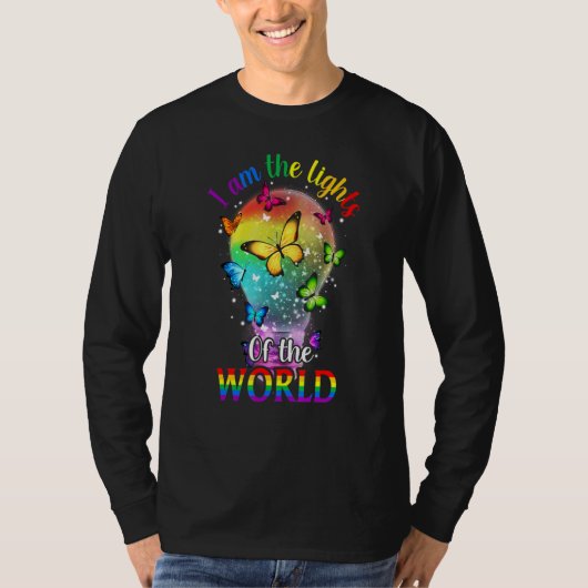 Botervlieg ik ben de lichten van de wereld lg 1 t-shirt (Voorkant)