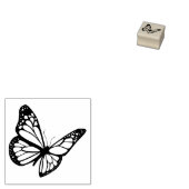 Botervlieg in de vlucht rubberstempel (Gestempeld)