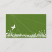 Botervlieg in Visitekaartje (Achterkant)