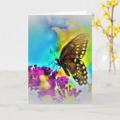 Botervlieg / Kunst, kaart (Gele Bloem)