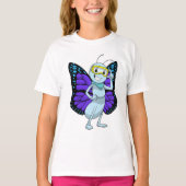 Botervlieg met Goggles T-shirt (Voorkant)