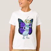 Botervlieg met Goggles T-shirt (Voorkant)