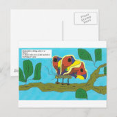 Botervlieg met humoristische commentaren op relati briefkaart (Voorkant / Achterkant)