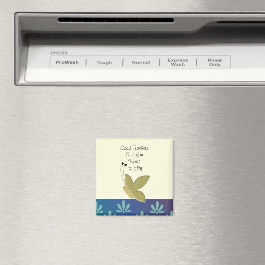 Botervlieg met leraar Gezegde Magneet (Insitu (Vaatwasser))