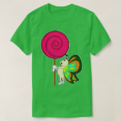 Botervlieg met Lollipop T-shirt (Design voorkant)