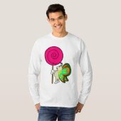 Botervlieg met Lollipop T-shirt (Voorkant volledig)