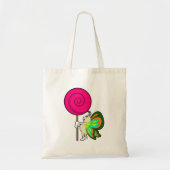 Botervlieg met Lollipop Tote Bag (Voorkant)