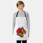 Botervlieg met Roos Schort (Gedragen)