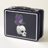 Botervlieg met schedel (Achterkant)