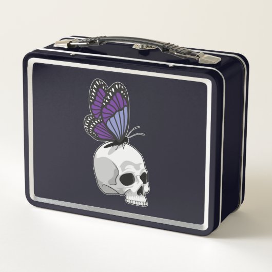 Botervlieg met schedel (Achterkant)