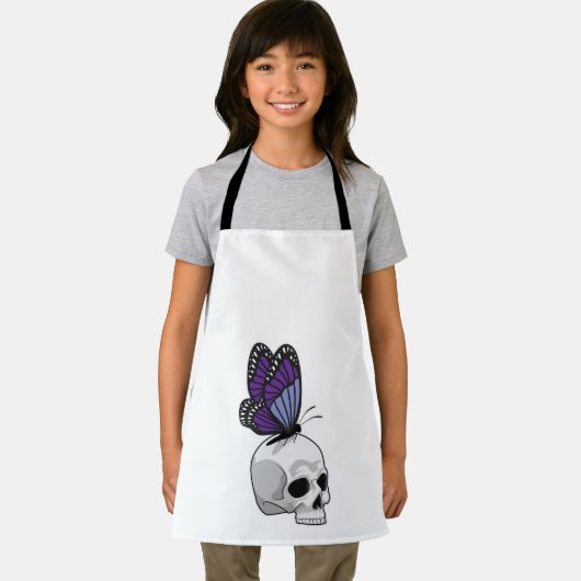 Botervlieg met schedel schort (Insitu)