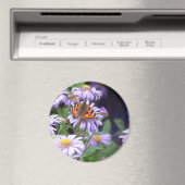 Botervlieg op bloemen magneet (Insitu (Vaatwasser))