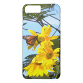 Botervlieg op de zonnebloem Case-Mate iPhone case (Achterkant)