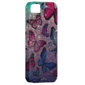 Botervlieg op Glitter Case-Mate iPhone Case (Back/Rechts)