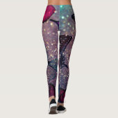 Botervlieg op Glitter Leggings (Achterkant)