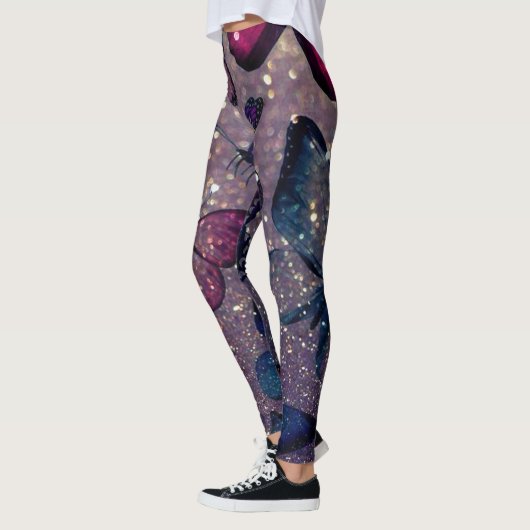 Botervlieg op Glitter Leggings (Links)