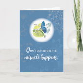 Botervlieg op Leaf Recovery Enmoediger Kaart (Voorkant)