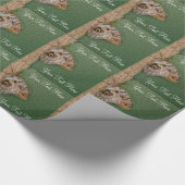 Botervlieg op Natuur boomstam Cadeaupapier (Hoek)