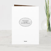 Botervlieg op natuurbloem kaart (Achterkant)