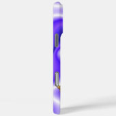 Botervlieg op Paarse zijde met parels Case-Mate iPhone Case (Achterkant / Rechts)