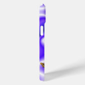 Botervlieg op Paarse zijde met parels Case-Mate iPhone Case (Achterkant / Rechts)