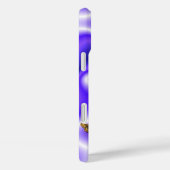 Botervlieg op Paarse zijde met parels Case-Mate iPhone Case (Achterkant / Rechts)