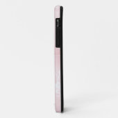 Botervlieg op roze Case-Mate iPhone case (Achterkant/links)