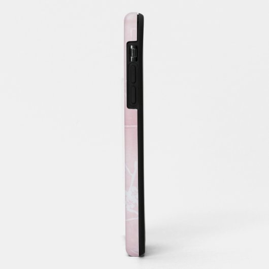 Botervlieg op roze Case-Mate iPhone case (Achterkant/links)