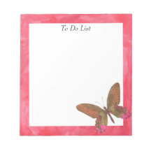 Botervlieg op roze Waterverf