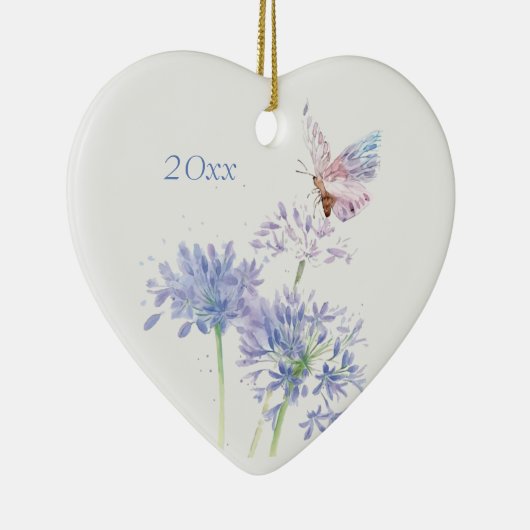 Botervlieg op tuinvloeren Florentijnse Waterverf K Keramisch Ornament (Rechts)