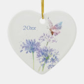 Botervlieg op tuinvloeren Florentijnse Waterverf K Keramisch Ornament (Voorkant)