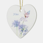 Botervlieg op tuinvloeren Florentijnse Waterverf K Keramisch Ornament (Links)