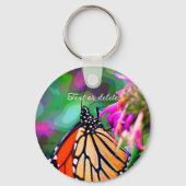 Botervlieg op ventilator, Abstracte kunst op maat Sleutelhanger (Voorkant)