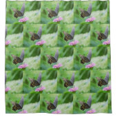 Botervlieg op ventilator douchegordijn (Voorkant)