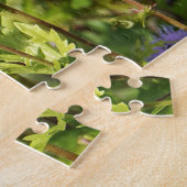 Botervlieg op wilde bloemen met vers van Psalm 37: Legpuzzel (Zijkant)