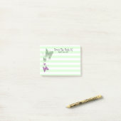 Botervlieg paarse groene natuur insecten vrouwenvr post-it® notes (Op bureau)