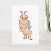 Botervlieg zonder vleugels kaart (Voorkant)