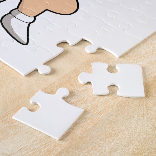 Botervlieg zonder vleugels legpuzzel (Zijkant)