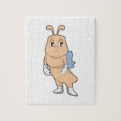 Botervlieg zonder vleugels legpuzzel (Verticaal)