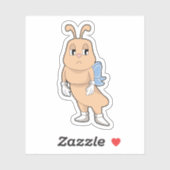 Botervlieg zonder vleugels sticker (Vel)