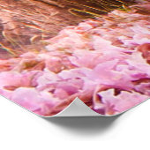 Botervliegachtergrond, betoverend bostuinfeest poster (Hoek)