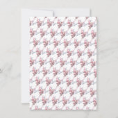 Botervliegbladeren, elegant Baby shower Bingo (Achterkant)