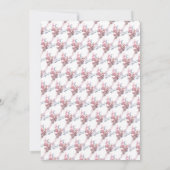 Botervliegbladeren, elegant Baby shower Kaart (Achterkant)