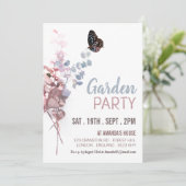 Botervliegbladeren, legante tuinpartij kaart (Staand voorkant)