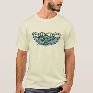 Botervliegblauw T-shirt