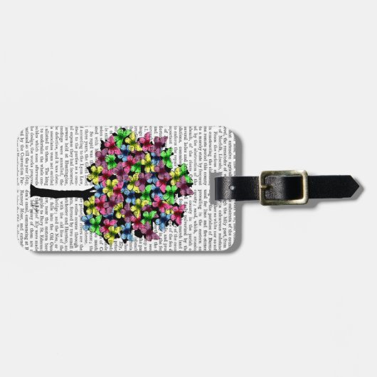 Botervliegboom Bagagelabel (Voorkant horizontaal)