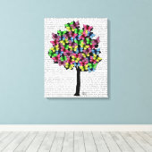 Botervliegboom Canvas Afdruk (Insitu (Houten vloer))