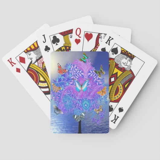 Botervliegboom Pokerkaarten (Achterkant)