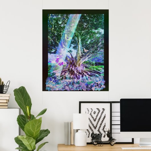 Botervliegboom Poster (Thuiskantoor)