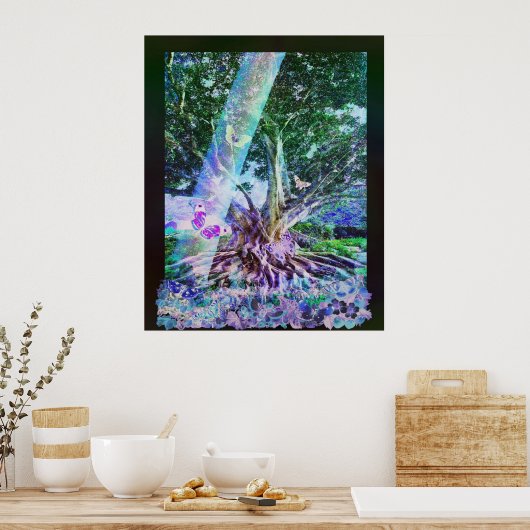 Botervliegboom Poster (Keuken)